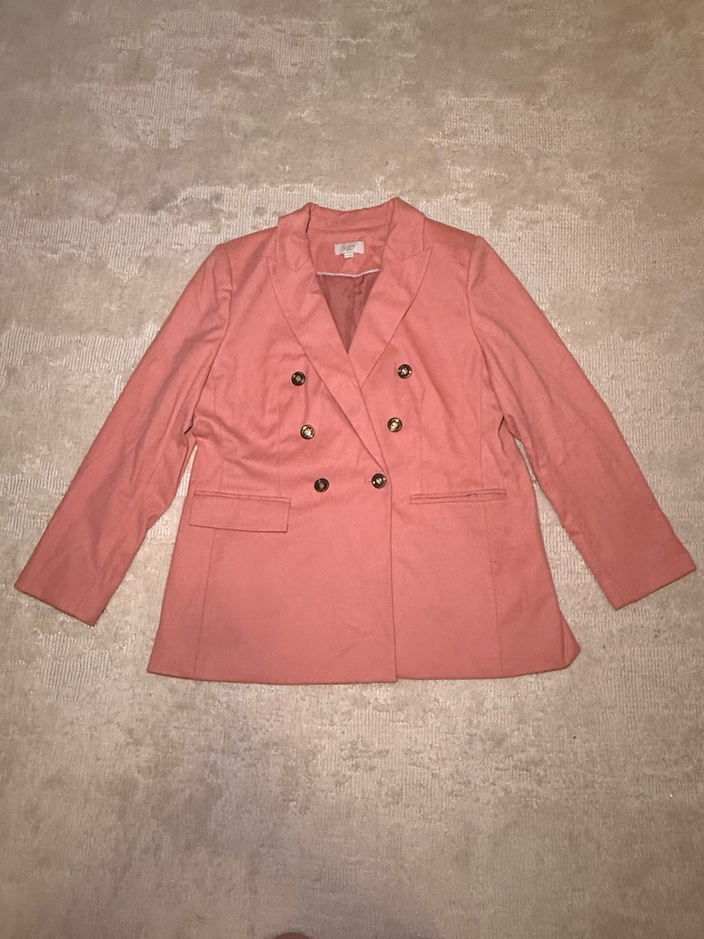 Salmon Loft Blazer 14 Petite